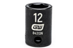 84313N GearWrench 3/8'' Drive 6 Point Standard Impact Metric Socket 12mm