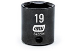 84320N GearWrench 3/8'' Drive 6 Point Standard Impact Metric Socket 19mm