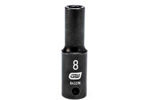 84331N GearWrench 3/8'' Drive 6 Point Deep Impact Metric Socket 8mm