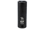 84337N GearWrench 3/8'' Drive 6 Point Deep Impact Metric Socket 14mm
