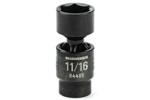 84485 GearWrench 3/8'' Drive 6 Point Standard X-Core Pinless Impact Universal SAE Socket 11/16''