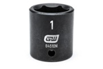 84510N GearWrench 1/2'' Drive 6 Point Standard Impact SAE Socket 1''