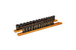 84784 GearWrench 28 Pc. 1/4'' & 3/8'' Drive Bolt Biter Impact Extraction Socket Set