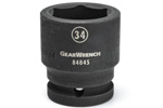 84845 GearWrench 3/4'' Drive 6 Point Standard Impact Metric Socket 34mm