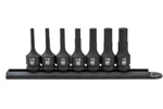 84913 GearWrench 7pc 3/8'' Drive Hex Bit Impact SAE Socket Set