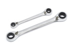 85227 GearWrench 2PC 72-Tooth 12 Point QuadBox Reversible Ratcheting Metric Wrench Set