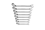 85498 GearWrench 8PC 72-Tooth 12 Point Indexing Combination SAE Wrench Set