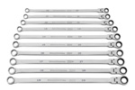 86126 GearWrench 10PC 120XP Universal Spline XL Flex Head GearBox Ratcheting Metric Wrench Set
