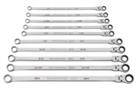 86142 GearWrench 10PC 120XP Universal Spline XL Flex Head GearBox Ratcheting SAE Wrench Set