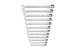 86229 GearWrench 12PC 120XP Universal Spline XL Flex Head Ratcheting Combination Metric Wrench Set