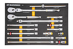 86522 GearWrench 16PC 1/2'' 90-Tooth Ratchet & Drive Tool Modular Set