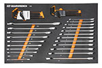 86528 GearWrench 44PC 90-Tooth SAE/Metric Combination Ratcheting Wrench & Long Arm Hex Key Modular Set