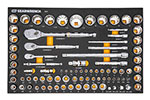 86529 GearWrench 83PC 1/4'', 3/8'', & 1/2'' 90-Tooth SAE/Metric Mechanics Tool Modular Set