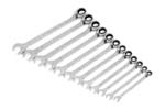 86627 GearWrench 12PC 90-Tooth 12 Point Metric Reversible Ratcheting Combination Wrench Set