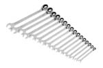 86629 GearWrench 16PC 90-Tooth 12 Point Metric Reversible Ratcheting Combination Wrench Set