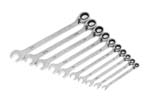 86658 GearWrench 10PC 90-Tooth 12 Point SAE Reversible Ratcheting Combination Wrench Set