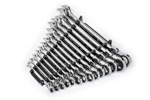86759 GearWrench 14PC 90-Tooth 12 Point Flex Head Ratcheting Combination SAE Wrench Set