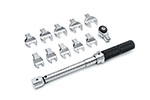 89451 GearWrench 12PC 1/4'' Drive Metric Open End Interchangeable Torque Wrench Set