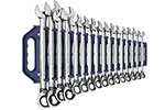 9602N GearWrench 16PC 72-Tooth 12 Point Reversible Ratcheting Combination Metric Wrench Set