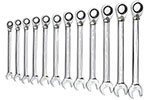 9620N GearWrench 12PC 72-Tooth 12 Point Reversible Ratcheting Combination Metric Wrench Set