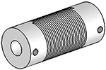 Helical UJA100-45-10-10 Flexured U-Joint, Aluminum