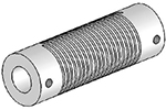 Helical UJA125-90-12-12 Flexured U-Joint, Aluminum