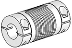 Helical UJAC125-30-12-12 Flexured U-Joint, Aluminum