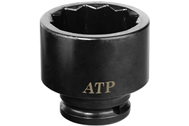 ATP DH-1236M57 57mm Standard 12 Point Impact Socket, 3/4'' Square Drive