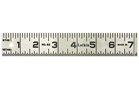 621FTN Lufkin 1-1/4'' x 1' Steel Rule