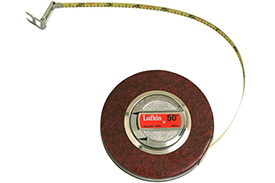 HW50 Lufkin 3/8'' x 50' Home Shop Yellow Clad Long Blade Tape Measure