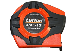 PHV1034CMEN Lufkin 3/4'' x 13' P1000 Series SAE/Metric Yellow Clad A13 Blade Power Return Tape Measure
