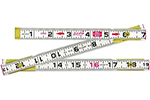 066FN Lufkin 5/8'' x 6' Red End Flat Reading Wood Rule