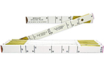 646LN Lufkin 5/8'' x 6' Red End Masonry Wood Rule