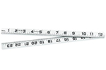86N Lufkin 3/4'' x 2' Blacksmith's Steel Rule