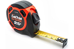 L725SCTMPN Lufkin 1'' x 25' Self-Centering Yellow Clad Tape Measure