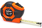 PHV1023CMEN Lufkin 1/2'' x 3m/10' P1000 Series SAE/Metric Yellow Clad A30 Blade Power Return Tape Measure