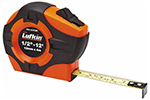 PHV1024CMEN Lufkin 1/2'' x 12' P1000 Series Yellow Clad Power Return Tape Measure