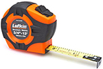 PHV1034DMN Lufkin 3/4'' x 3.7m/12' P1000 Series SAE/Metric Engineer's Yellow Clad A29 Blade Power Return Tape Measure