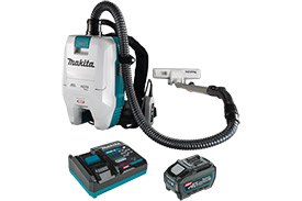Makita GCV05T1X 40V max XGT Brushless Cordless 2 Quart HEPA Filter Backpack Dry Vacuum Kit (5.0Ah)