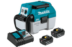 Xcv T Makita V Lxt Lithium Ion Brushless Cordless Gallon Hepa