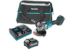 Makita GAG01M1 40V max XGT Brushless Cordless 4-1/2'' / 5'' Angle Grinder Kit, with Electric Brake (4.0Ah)