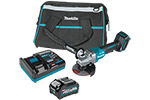 Makita GAG03M1 40V max XGT Brushless Cordless 4-1/2'' / 5'' Paddle Switch Angle Grinder Kit, with Electric Brake (4.0Ah)