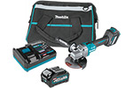 Makita GAG04M1 40V max XGT Brushless Cordless 4-1/2'' / 5'' Angle Grinder Kit, with Electric Brake, AWS Capable (4.0Ah)