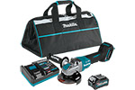 Makita GAG13M1 40V max XGT Brushless Cordless 4-1/2'' / 5'' X-LOCK Paddle Switch Angle Grinder Kit, with Electric Brake (4.0Ah)