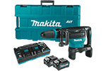 Makita GMH02PM 80V max (40V max X2) XGT Brushless 28 lb. SDS-MAX AVT Demolition Hammer Kit, AWS Capable (4.0Ah)
