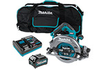 Makita GSH02M1 40V max XGT Brushless Cordless 7-1/4'' Circular Saw Kit with Guide Rail Compatible Base, AWS Capable, 4.0Ah