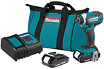 Makita XDT11SY 18V LXT Lithium-Ion Compact Cordless Impact Driver Kit (1.5Ah)
