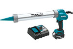 Makita XGC01T1B 18V LXT Lithium-Ion Cordless 20 oz. Barrel Style Caulk and Adhesive Gun Kit (5.0Ah)