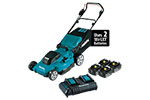 Makita XML13CM1 36V (18V X2) LXT 19'' Lawn Mower Kit with 4 Batteries (4.0Ah)