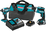 Makita XT262R 18V LXT Lithium-Ion Compact Cordless 2PC Combo Kit (2.0Ah)